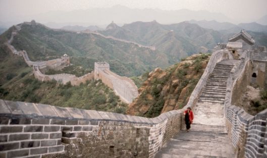 Marina Abramovic en La Gran Muralla China, "Los Amantes"